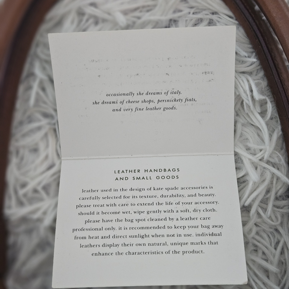 ☆ SOLD ☆ Kate Spade NY Berkshire Road Stevie Stratford Satchel Brown Leather - Picture 16 of 16